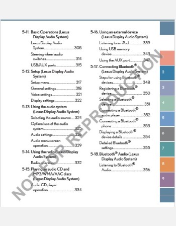 lexus ct 200h 2014-2015 owners manual
